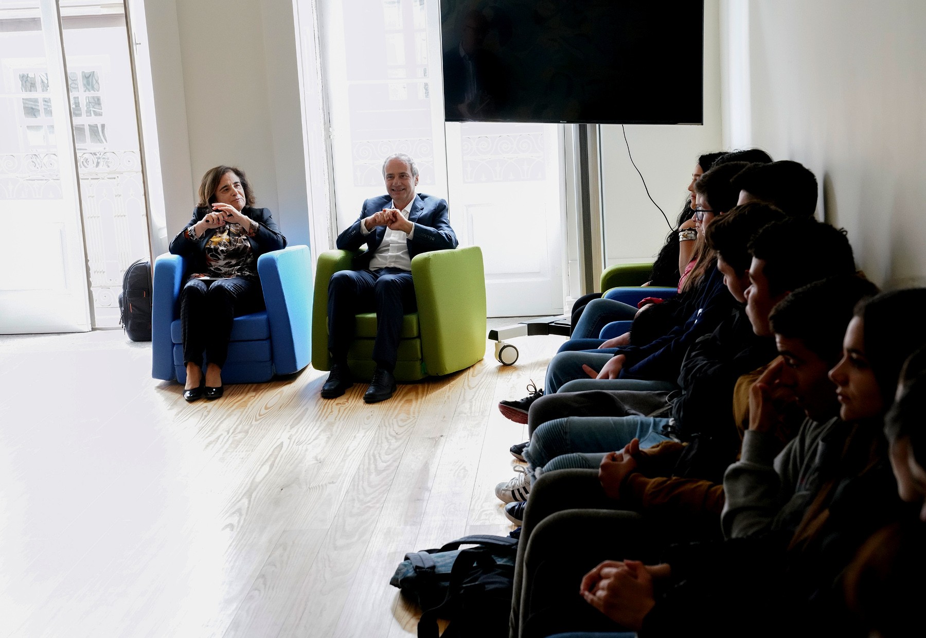 Domingos Bragança reuniu-se com jovens no âmbito da Semana Europeia da Juventude