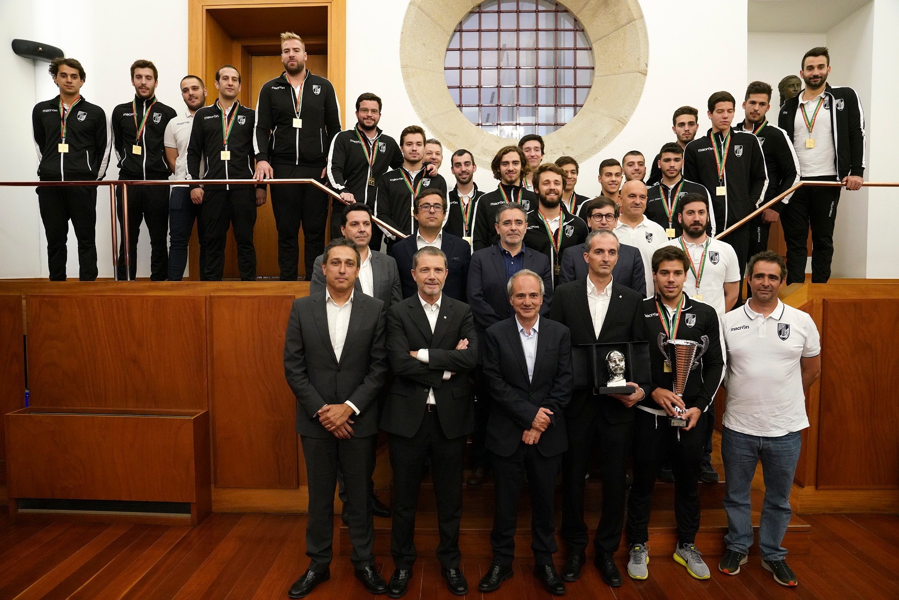Polo Aquático do Vitória Sport Clube recebido na Câmara Municipal de Guimarães