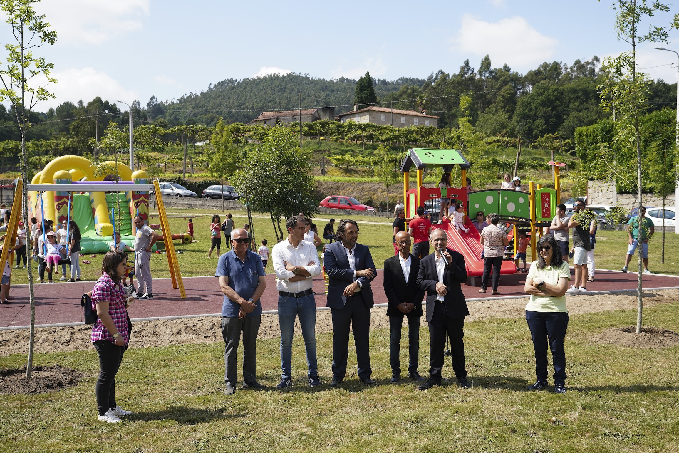 Comunidade de Conde e Gandarela festeja inauguração do novo Parque Infantil