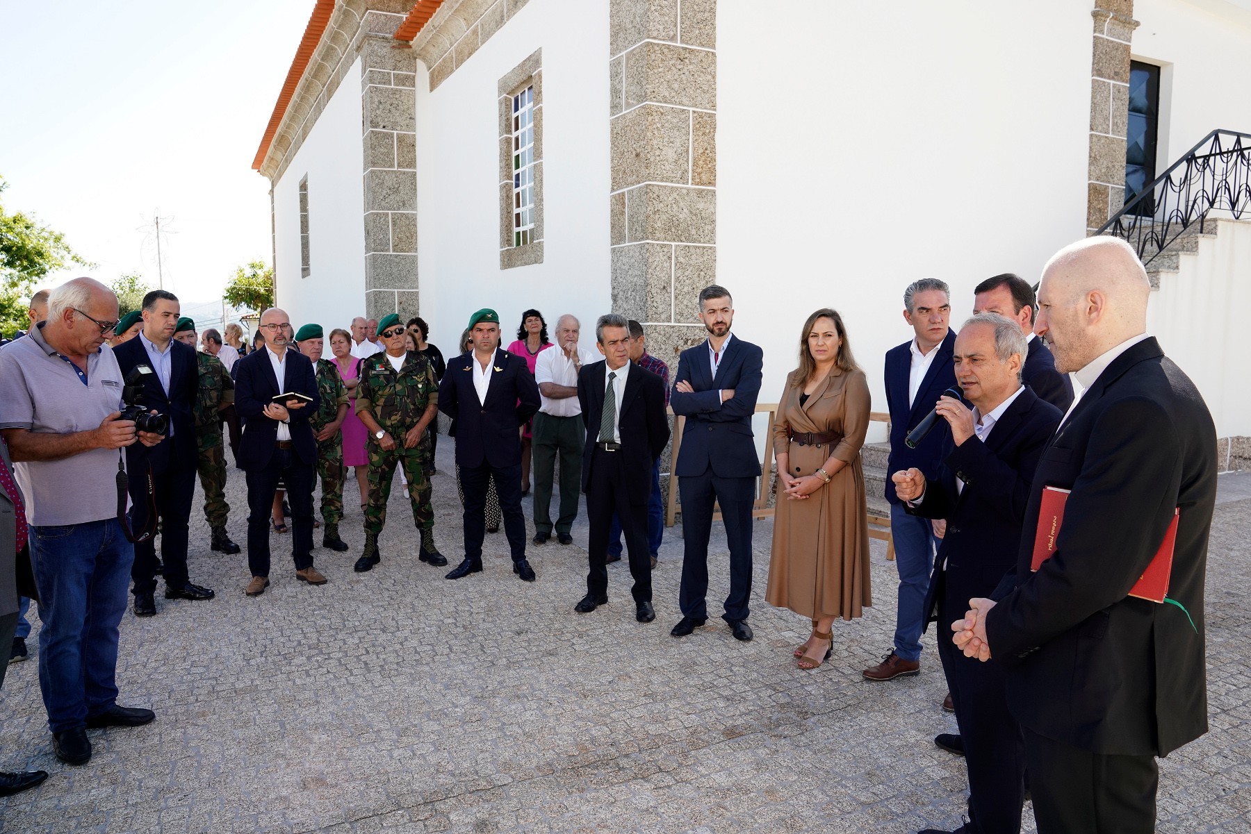 Domingos Bragança inaugurou hoje a Capela Mortuária de Candoso S. Tiago