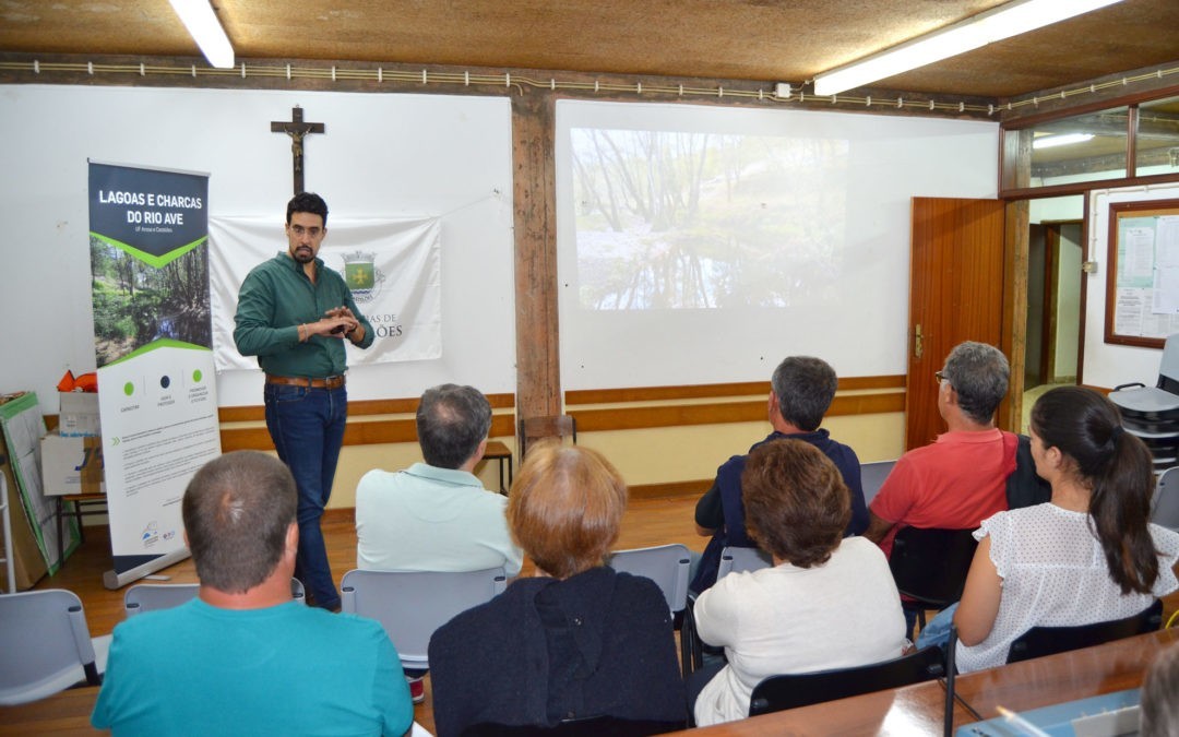 Projeto “Lagoas e charcas do rio Ave” vai envolver a comunidade de Arosa e Castelões