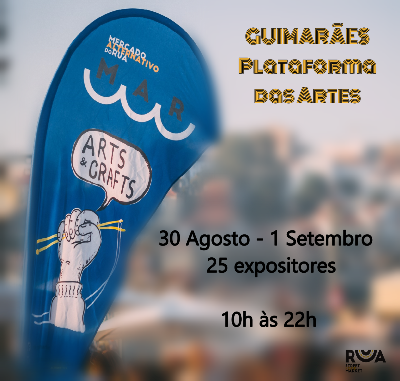 Guimarães acolhe mercado de street food com concertos, dança, artesanato e tatuagens
