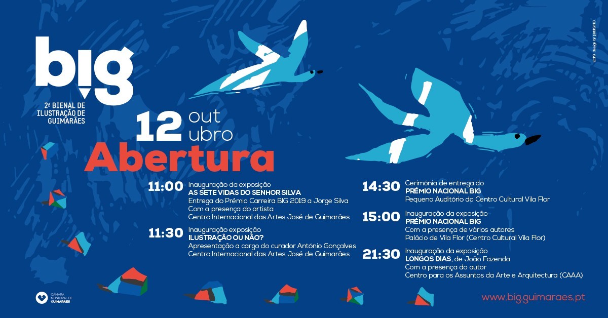 Dia preenchido na abertura do programa da Bienal de Ilustração de Guimarães