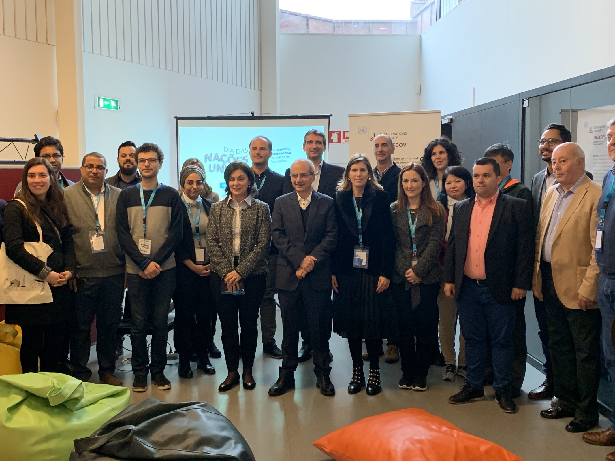 UNU-EGOV comemora o 74º aniversário das Nações Unidas com a presença de Domingos Bragança