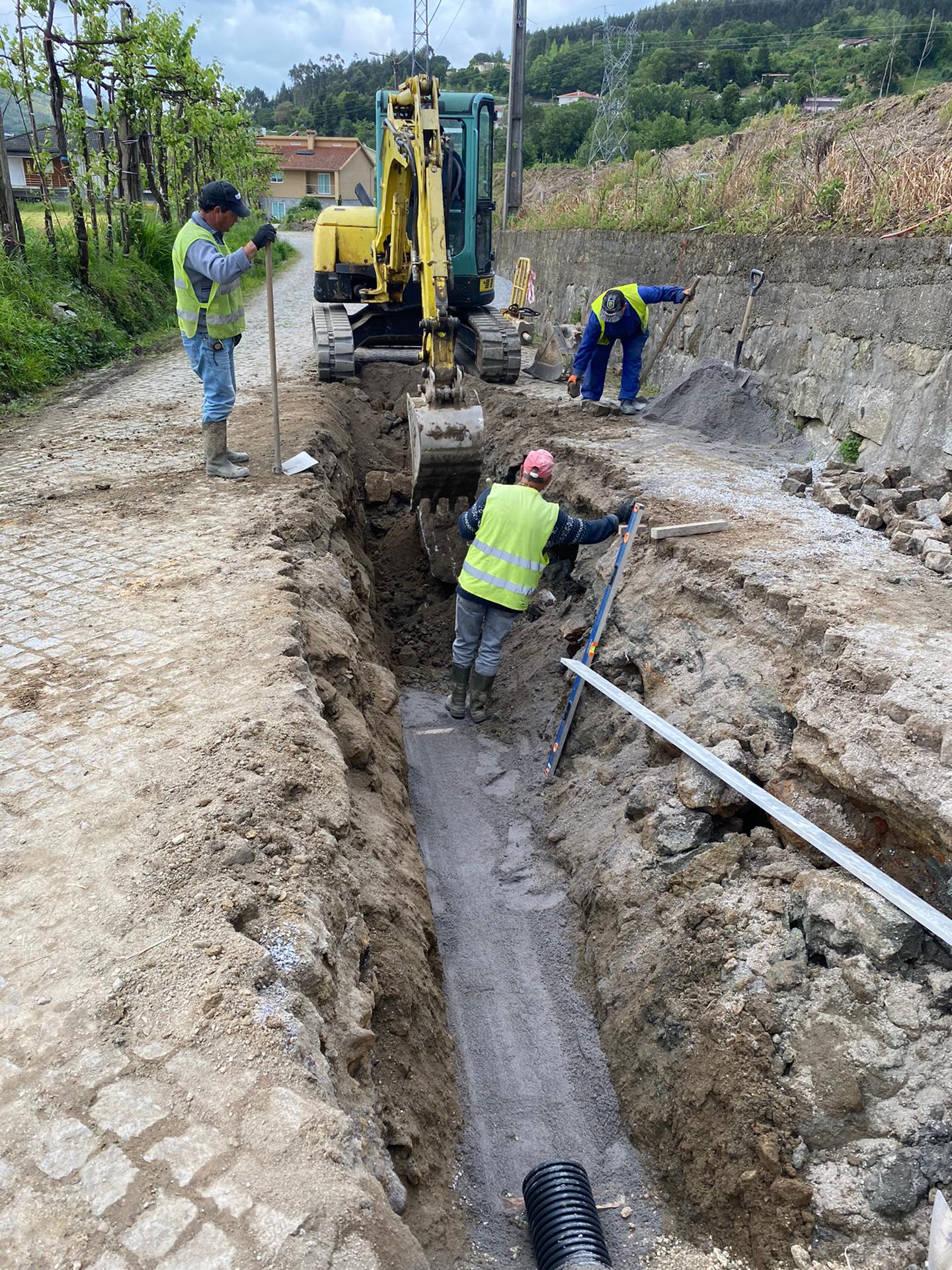 Vimágua promove extensão de redes de saneamento na freguesia de Longos