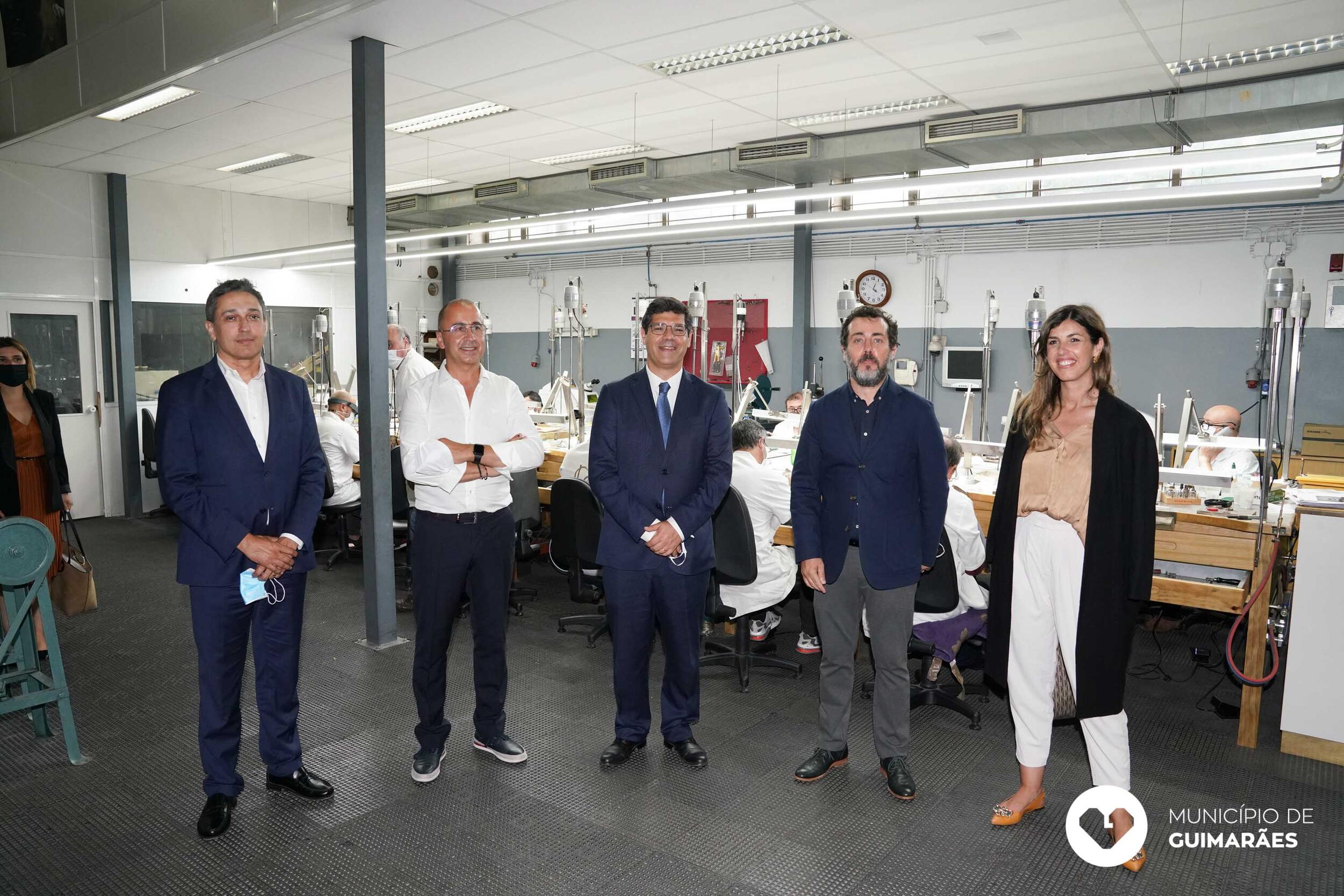Secretário de Estado visita empresa de Guimarães que é referência no setor da ourivesaria 