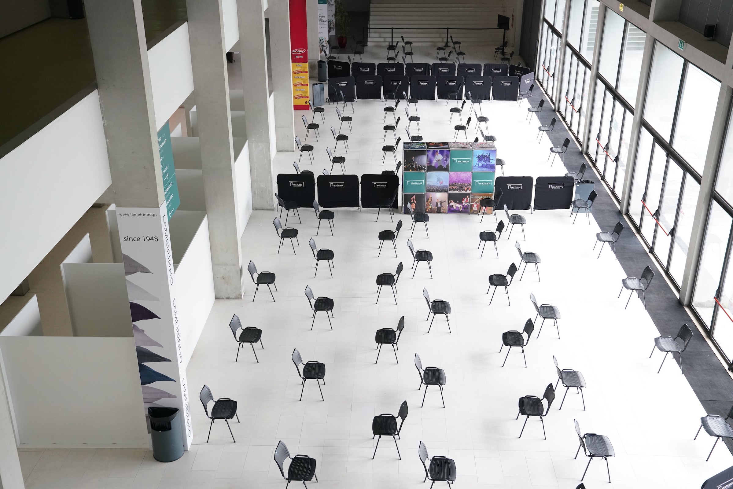 Centro de Vacinação abre 3ª feira  no Multiusos de Guimarães 