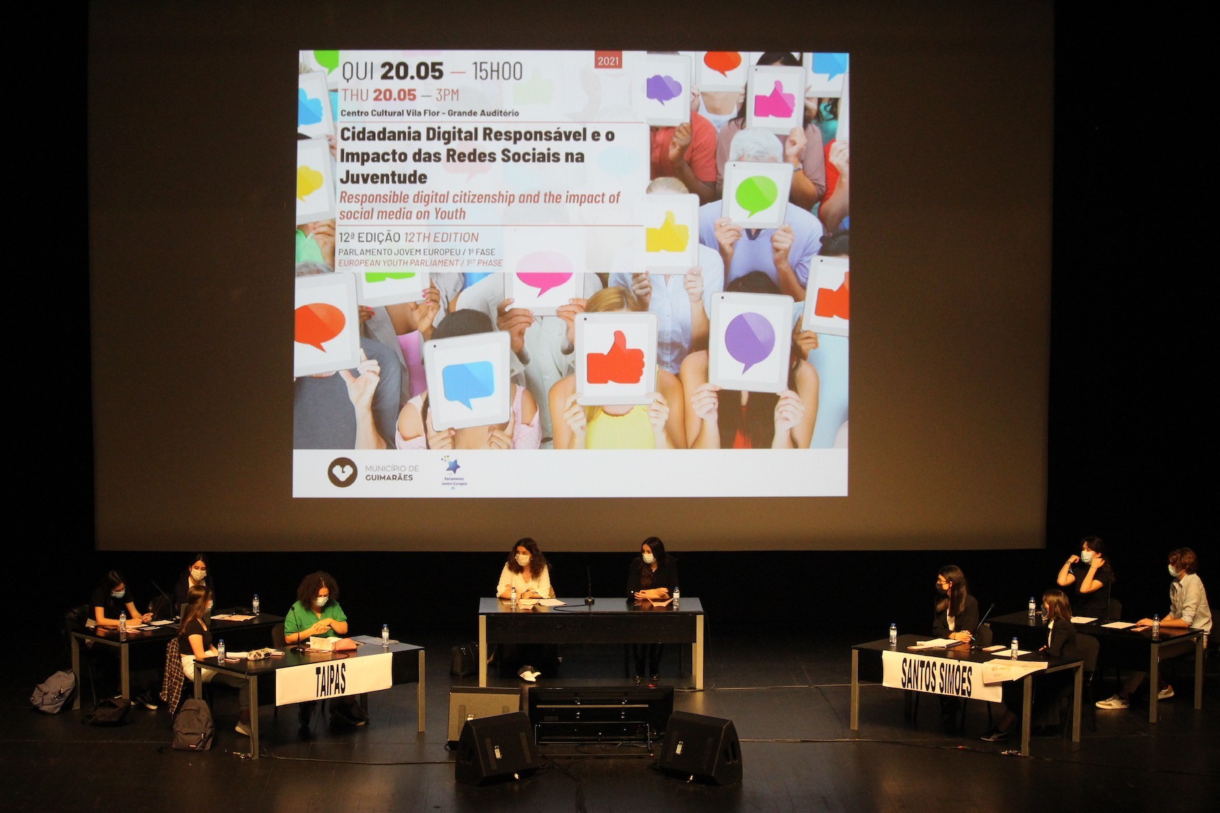 Escola Santos Simões representa Guimarães na 2ª fase do Parlamento Jovem Europeu