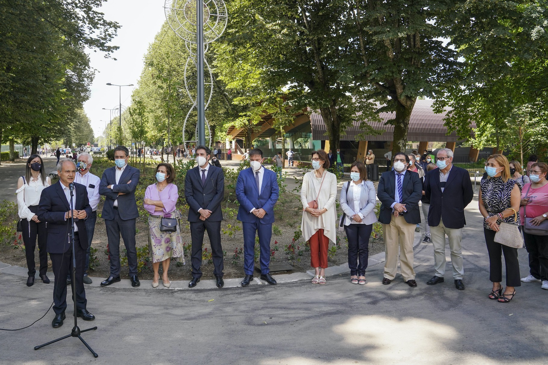 Inauguração da Alameda Rosas Guimarães nas Caldas das Taipas - no primeiro dia das comemorações d...