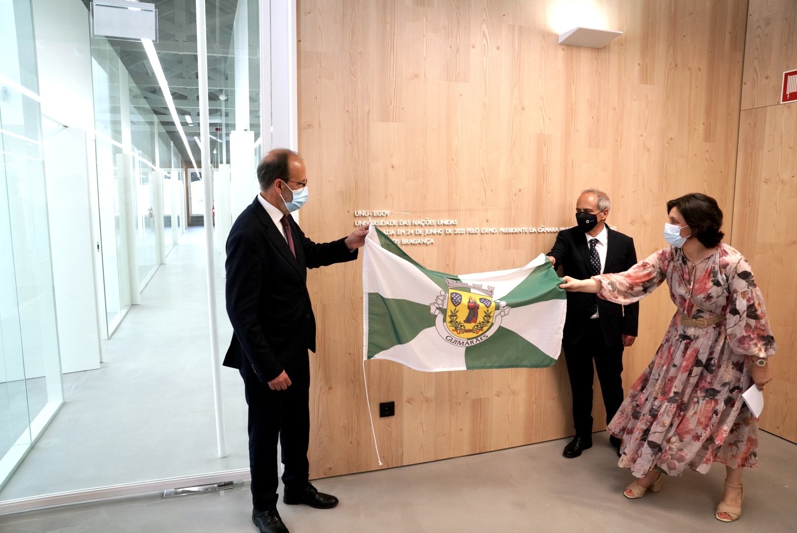 Inauguração das novas instalações da Universidade das Nações Unidas em Guimarães