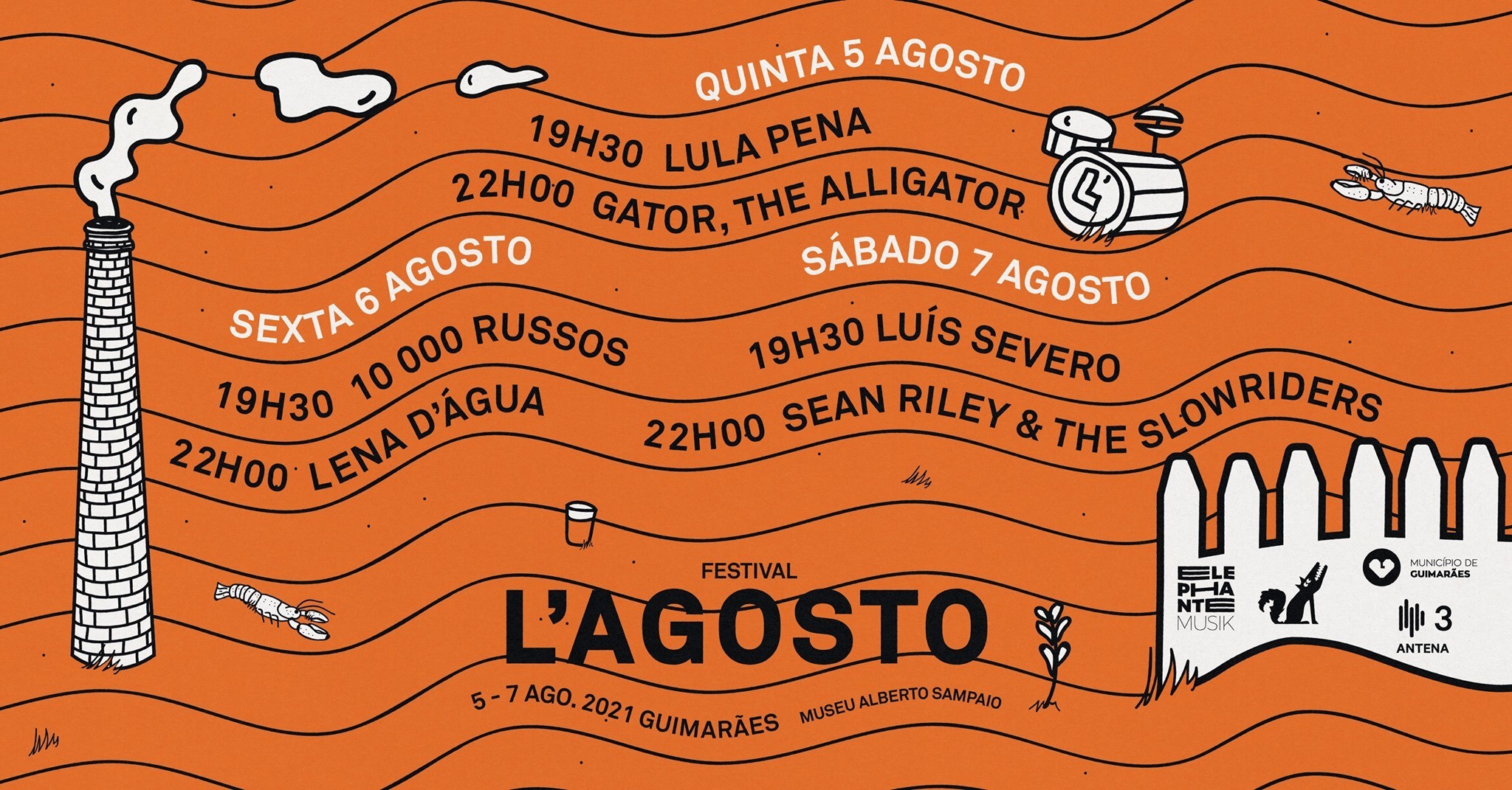 Festival L’Agosto vai animar o coração da cidade entre 5 a 7 de agosto