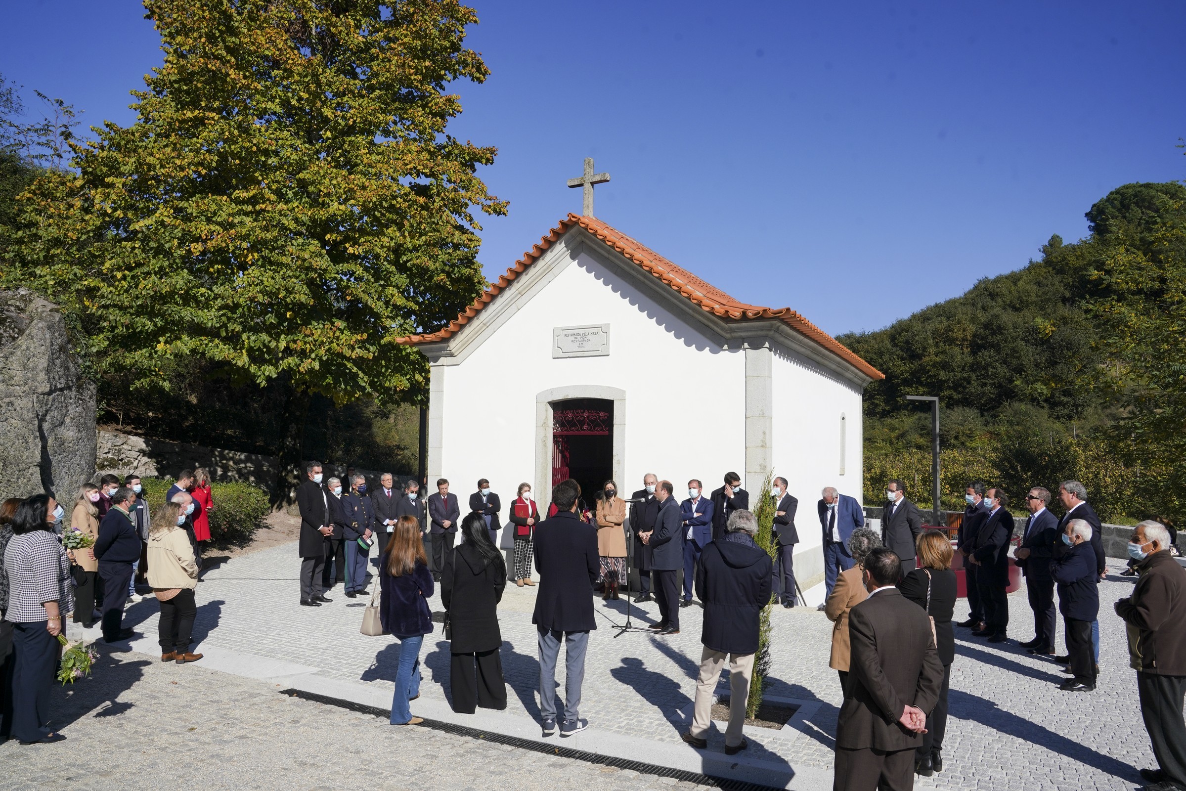 Inaugurada a obra de requalificação da Capela da Fonte do Santo