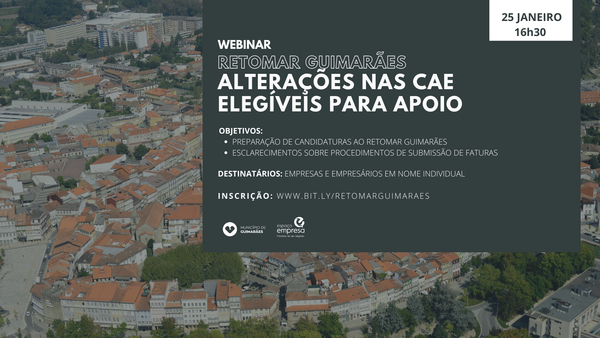 Sessão de esclarecimento sobre o programa "Retomar Guimarães"
