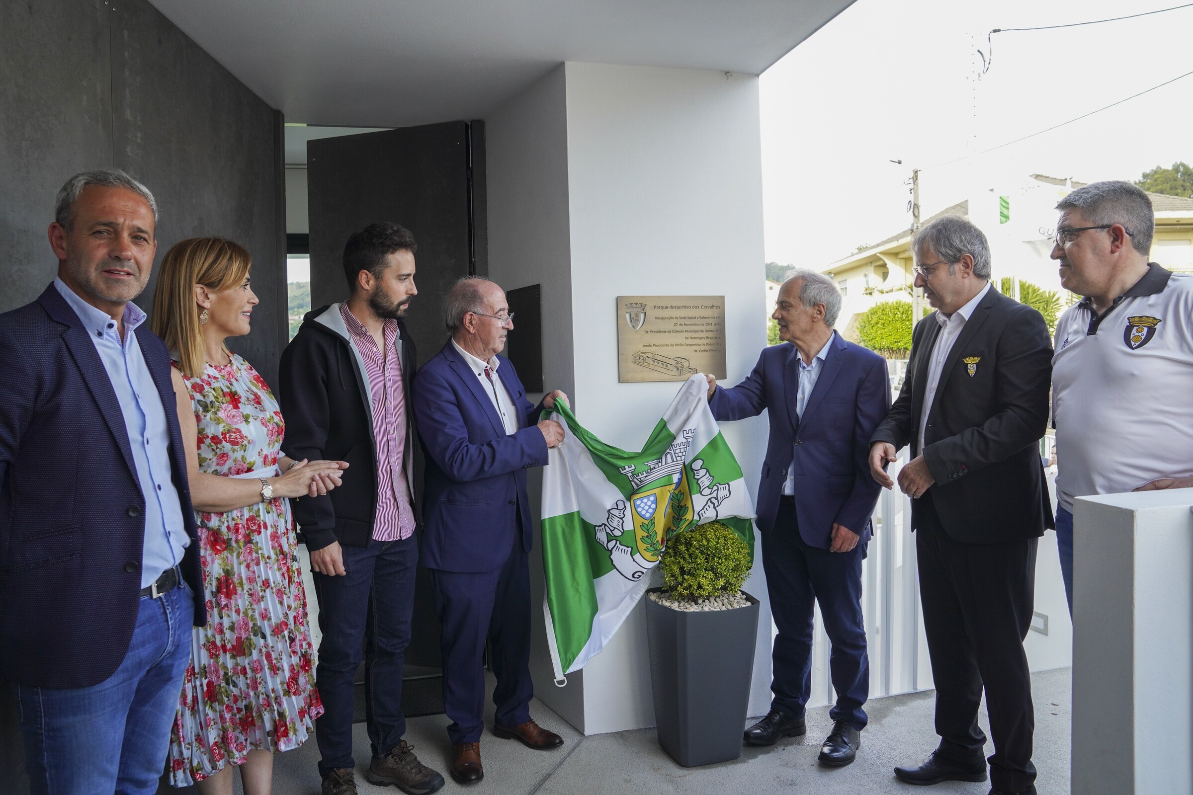 Domingos Bragança inaugurou oficialmente as novas instalações da U. D. de Polvoreira