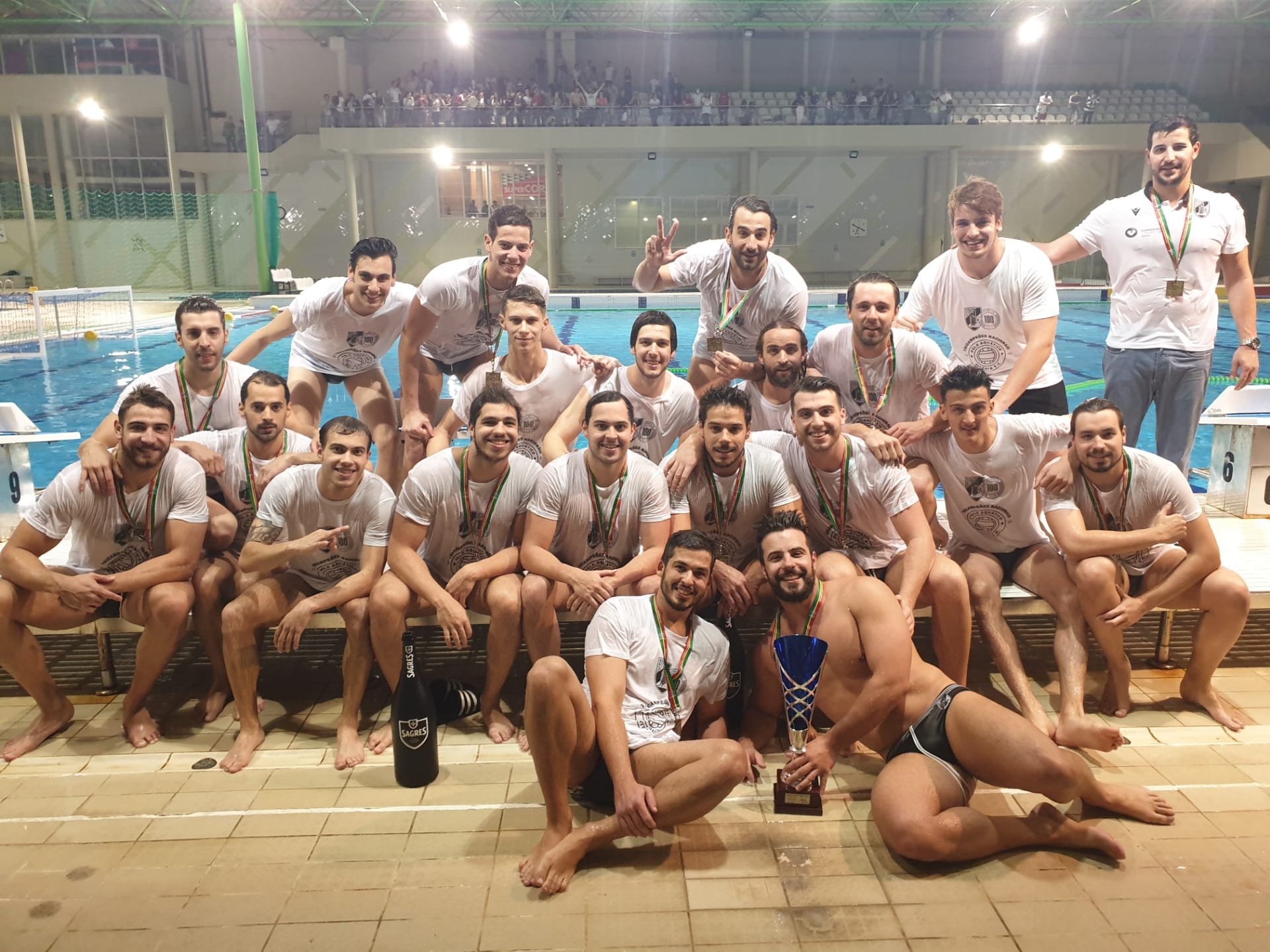 Domingos Bragança felicita polo aquático  do Vitória SC pela conquista do título nacional