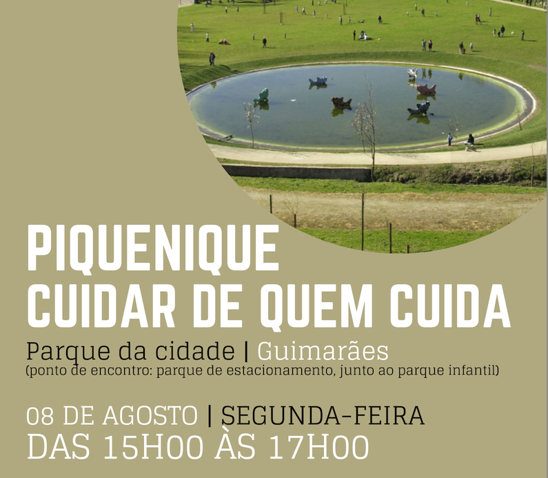 O Parque da Cidade vai ser o palco do piquenine “Cuidar quem cuida”