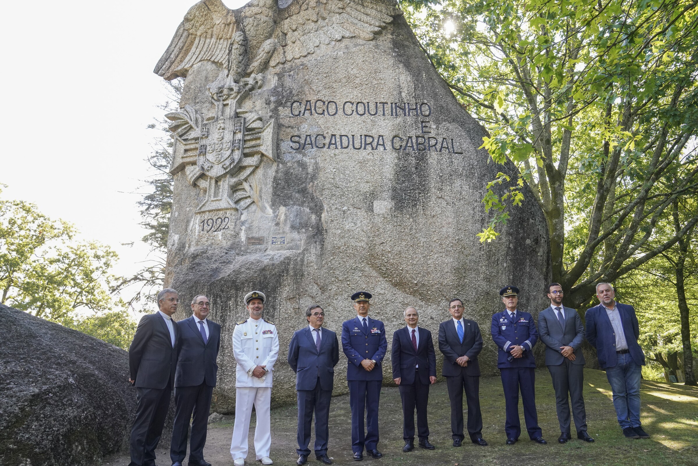 Guimarães assinalou 100 anos da Travessia Aérea do Atlântico Sul com homenagem a Gago Coutinho e ...