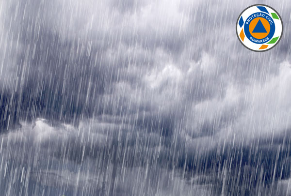 Alerta de precipitação intensa e vento forte