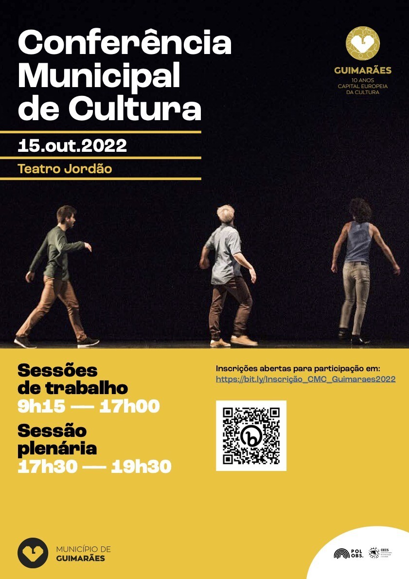 Grupos de trabalho para Conferência Municipal da Cultura Guimarães 2022