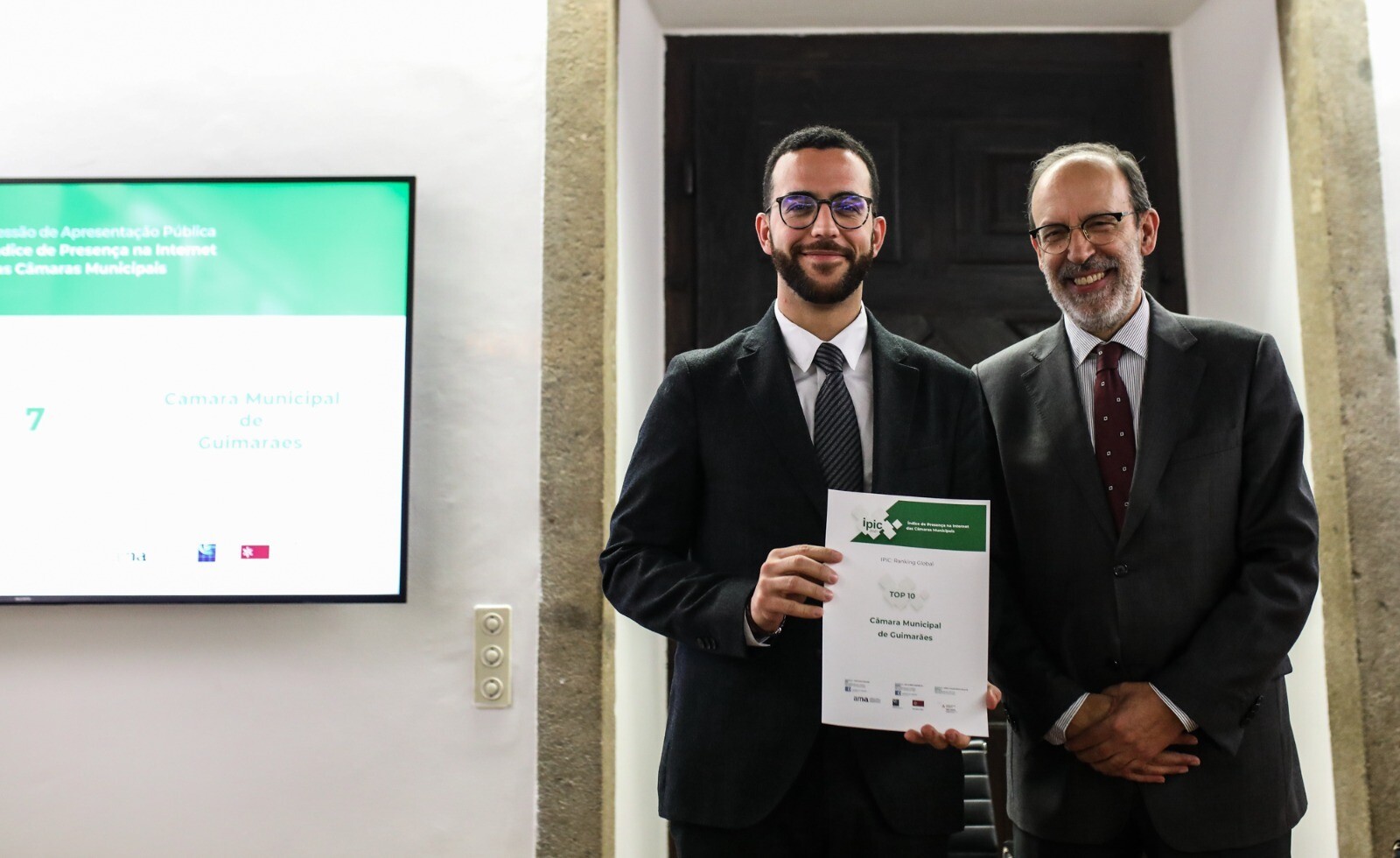 Guimarães em 1º lugar no critério de participação no índice de presença na internet das Câmaras M...