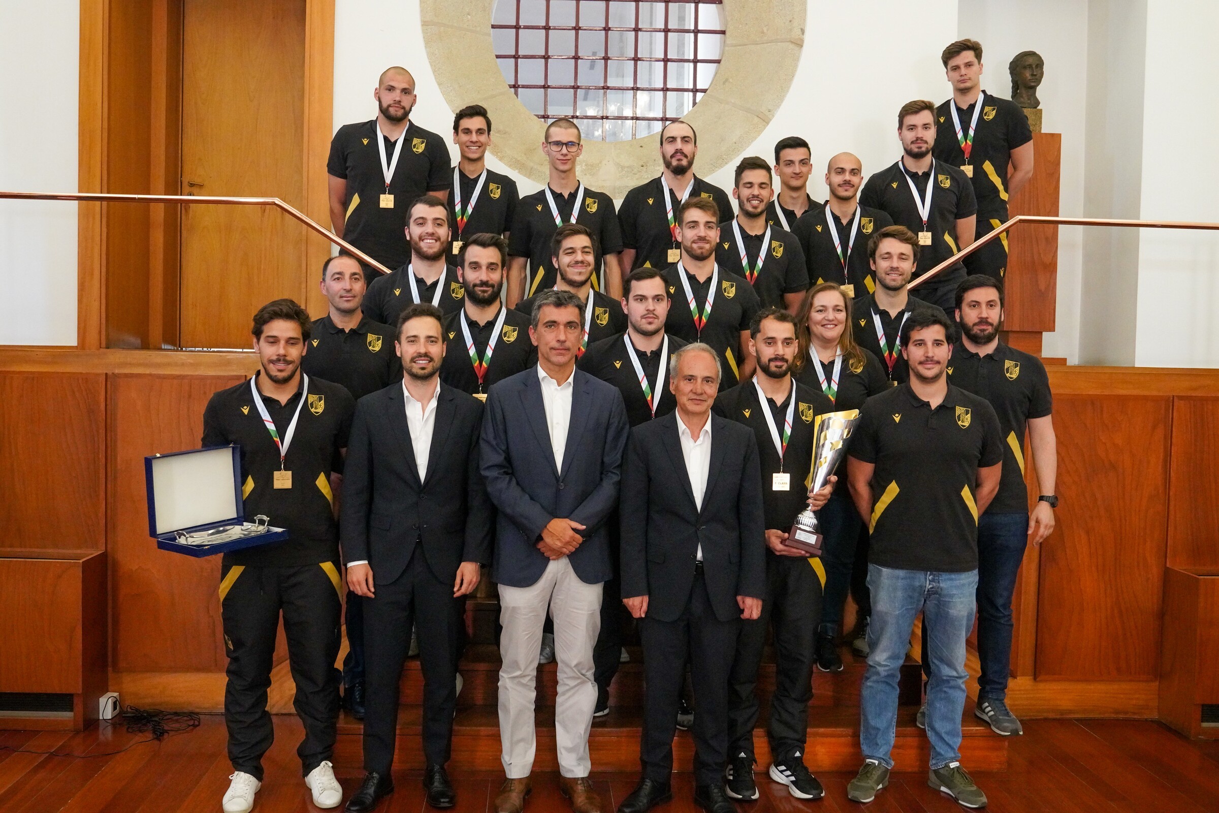 Tetracampeões do Vitória Sport Clube recebidos nos Paços do Concelho