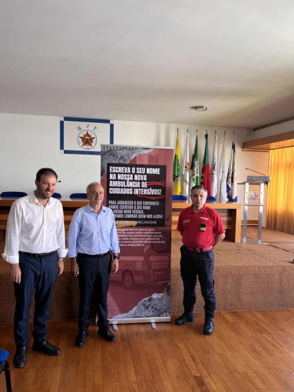 Bombeiros Voluntários das Taipas lançam campanha para Ambulância de Cuidados Intensivos