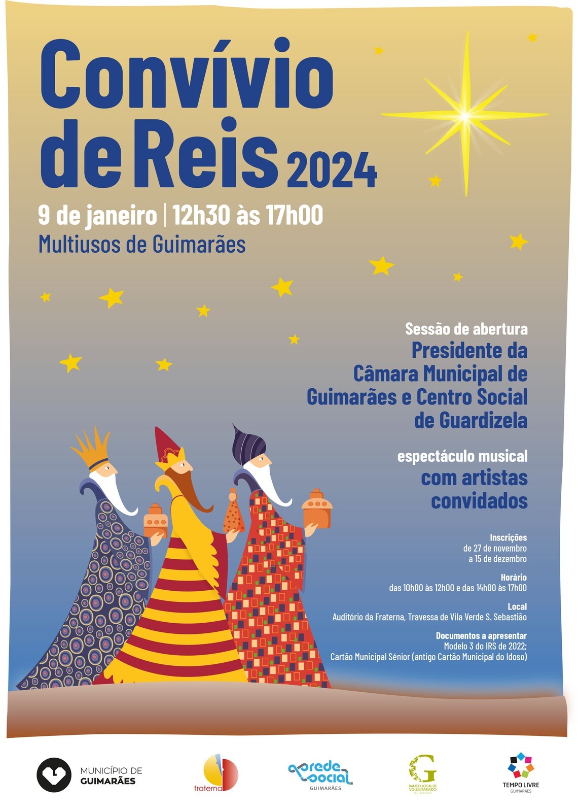 Inscrições para o almoço de reis 2024 abrem na próxima segunda feira
