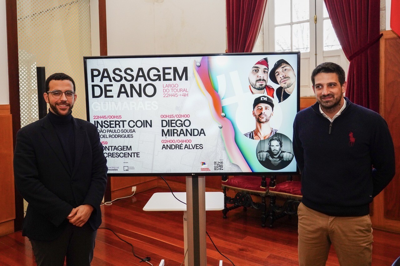 Insert Coin e Diego Miranda confirmados para a Passagem de Ano no Largo do Toural