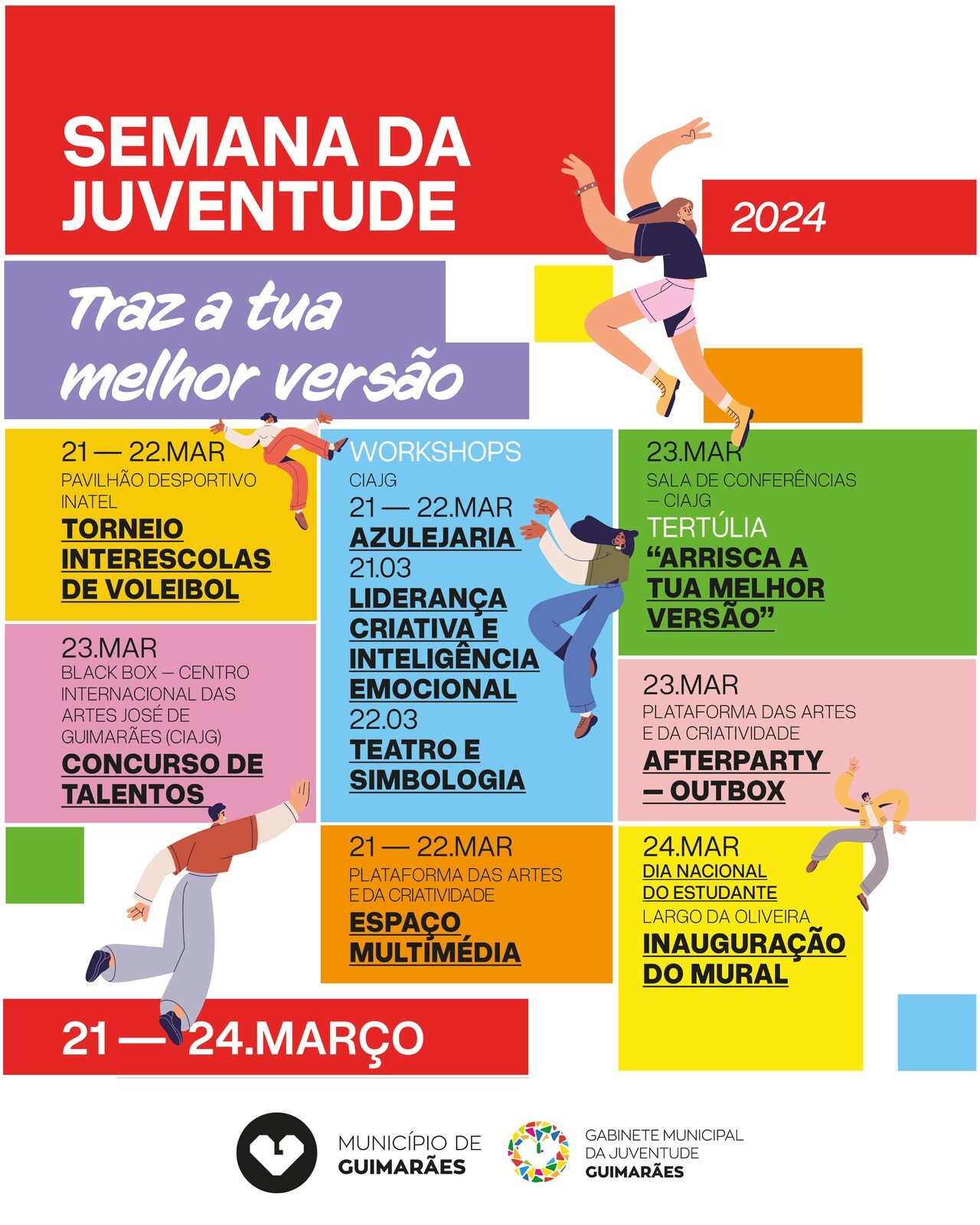 Segunda Edição da Semana da Juventude em Guimarães Celebra o Dia Nacional do Estudante