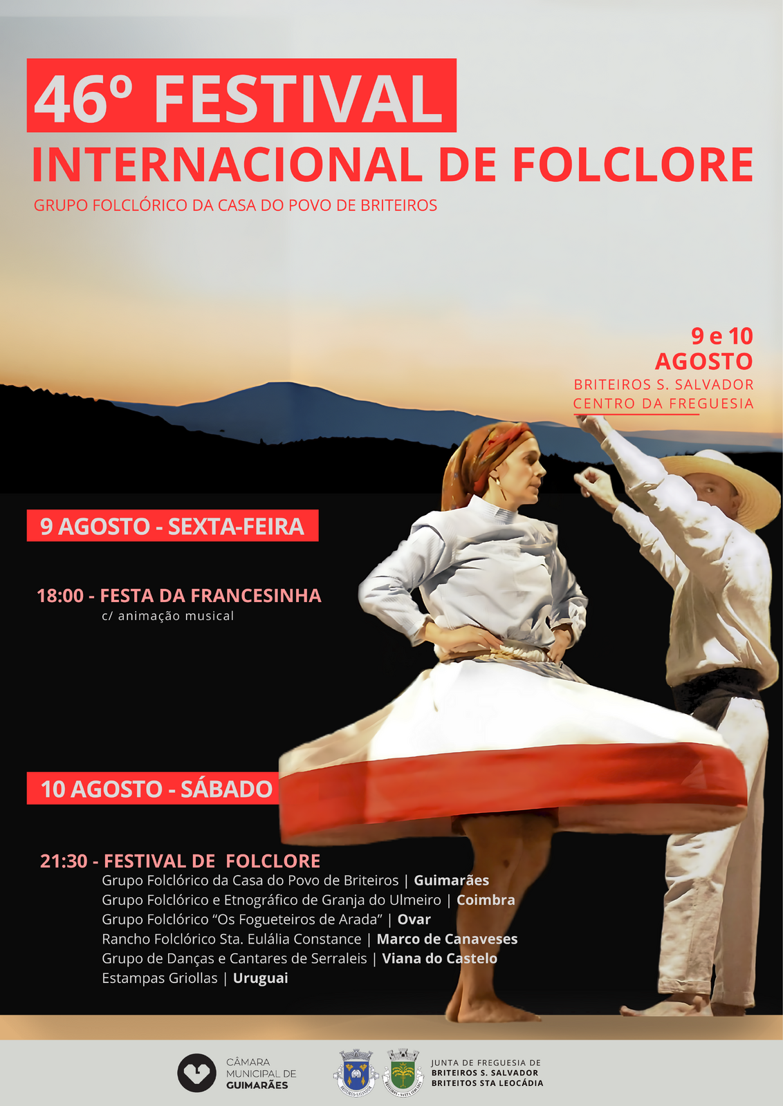 Casa do Povo de Briteiros comemora 50 anos com tradicional Festival Internacional de Folclore