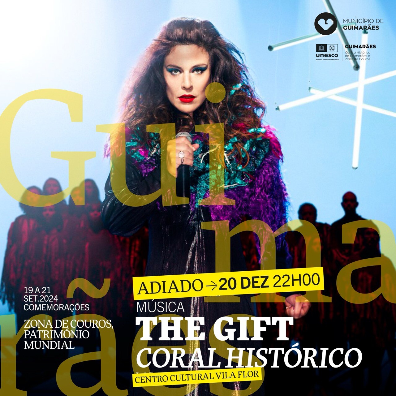 Concerto dos The Gift previsto para próxima sexta-feira adiado devido à previsão de chuva