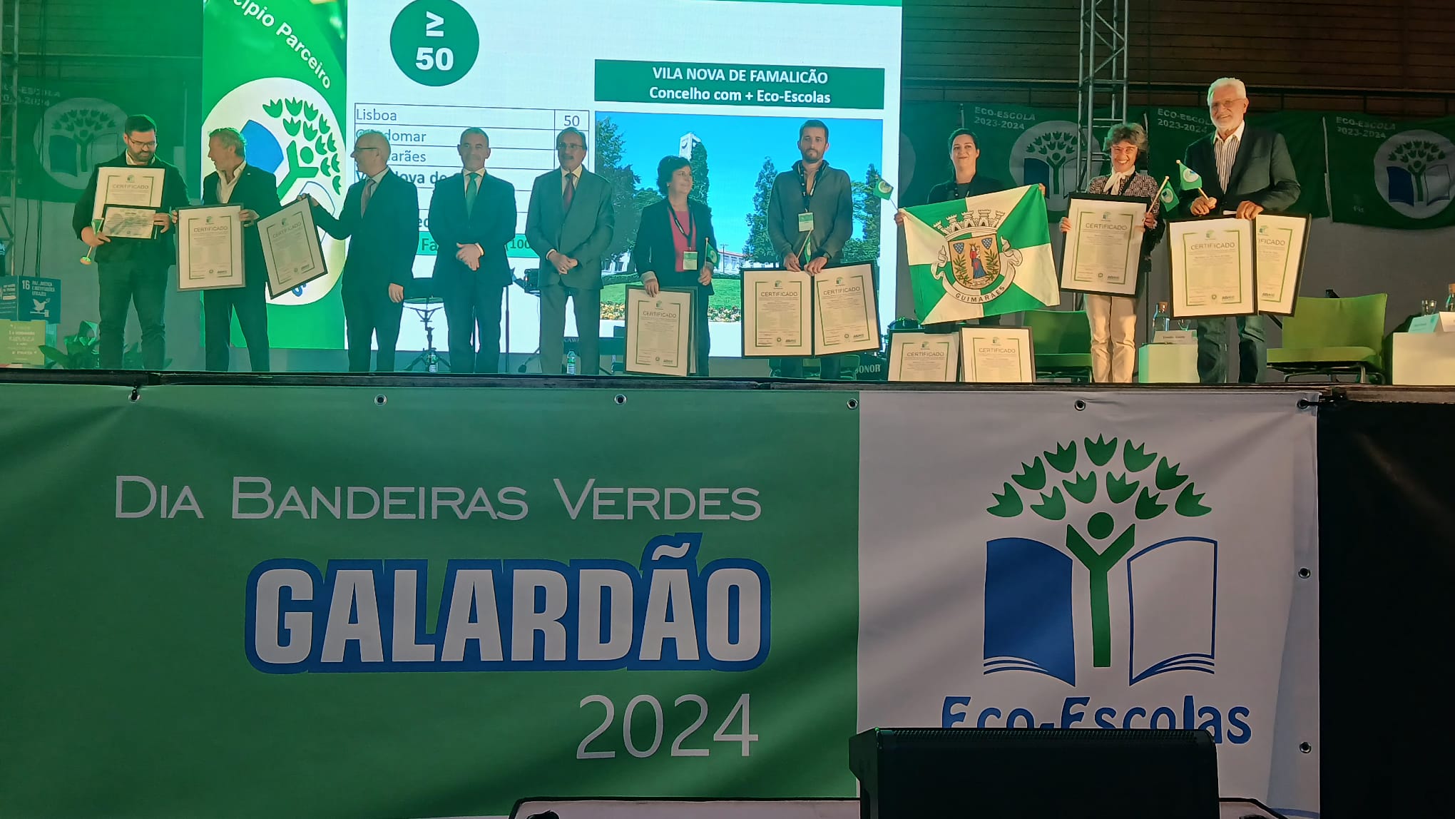 Eco-Escolas de Guimarães participam no Dia das Bandeiras Verdes 2024