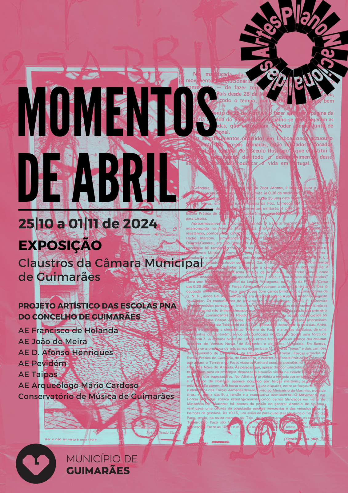 “Momentos de Abril” Celebra a Revolução dos Cravos com Exposição Colaborativa em Guimarães