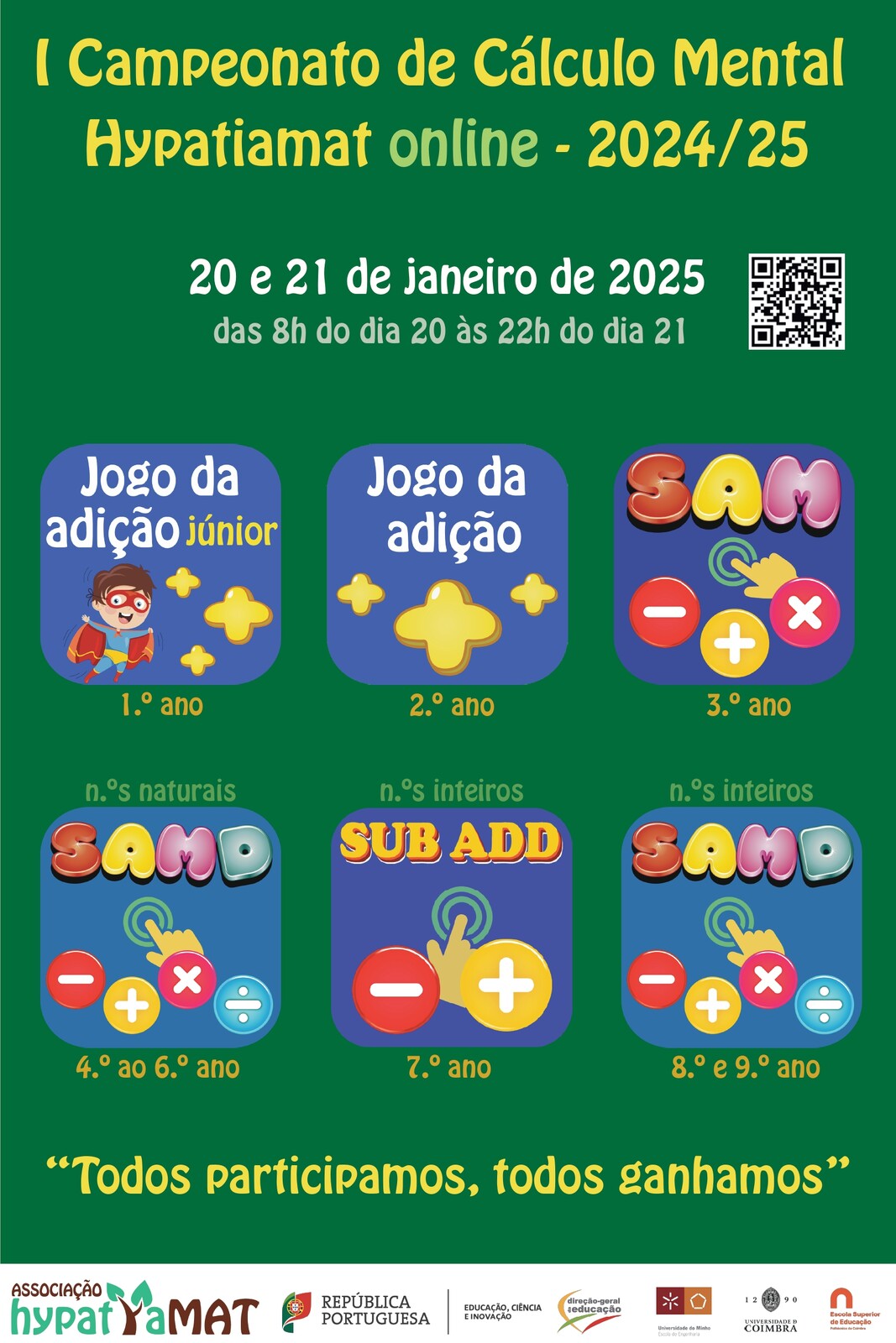 Município de Guimarães promove 1.ª edição de 2025 do Campeonato Hypatiamat para reforçar competên...
