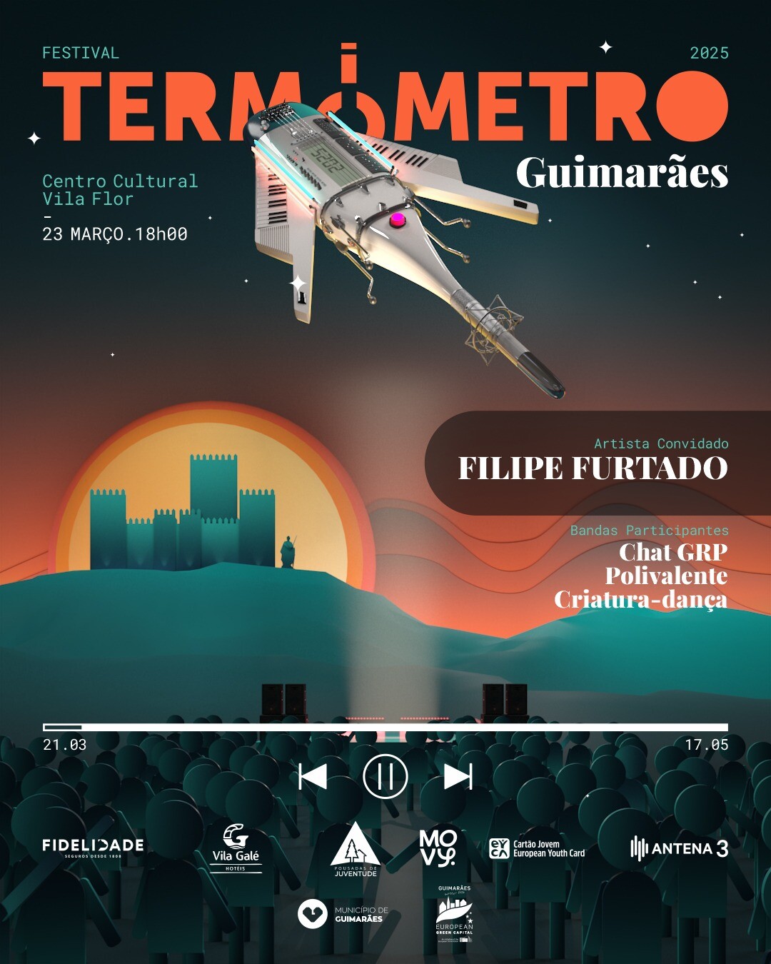 Guimarães acolhe a segunda eliminatória do Festival Termómetro de 2025
