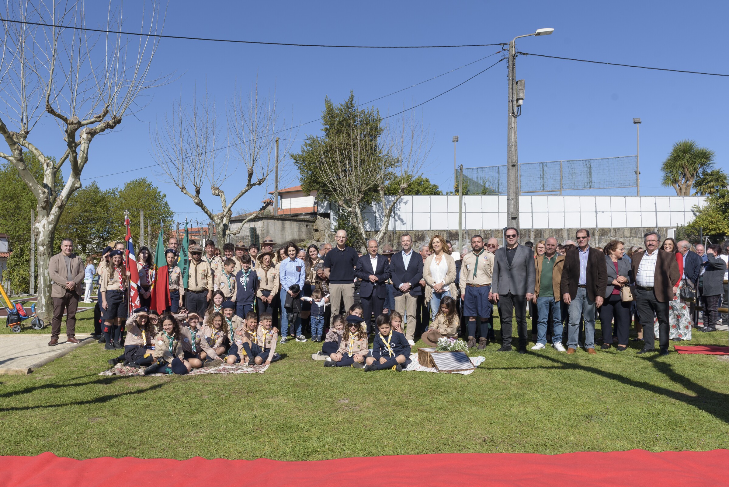 Inauguração do Parque de Lazer do Campo Novo em Corvite