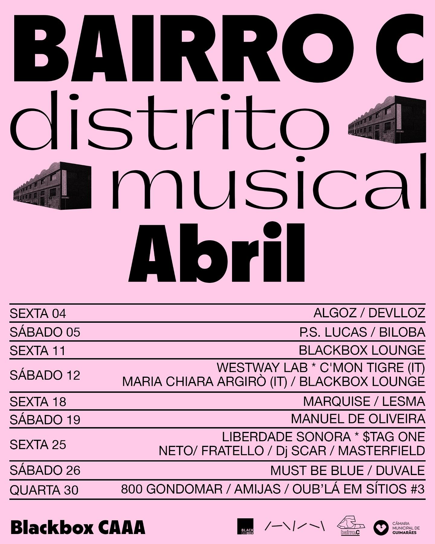 Epicentro cultural do Bairro C tem um cartaz preenchido para o mês de abril