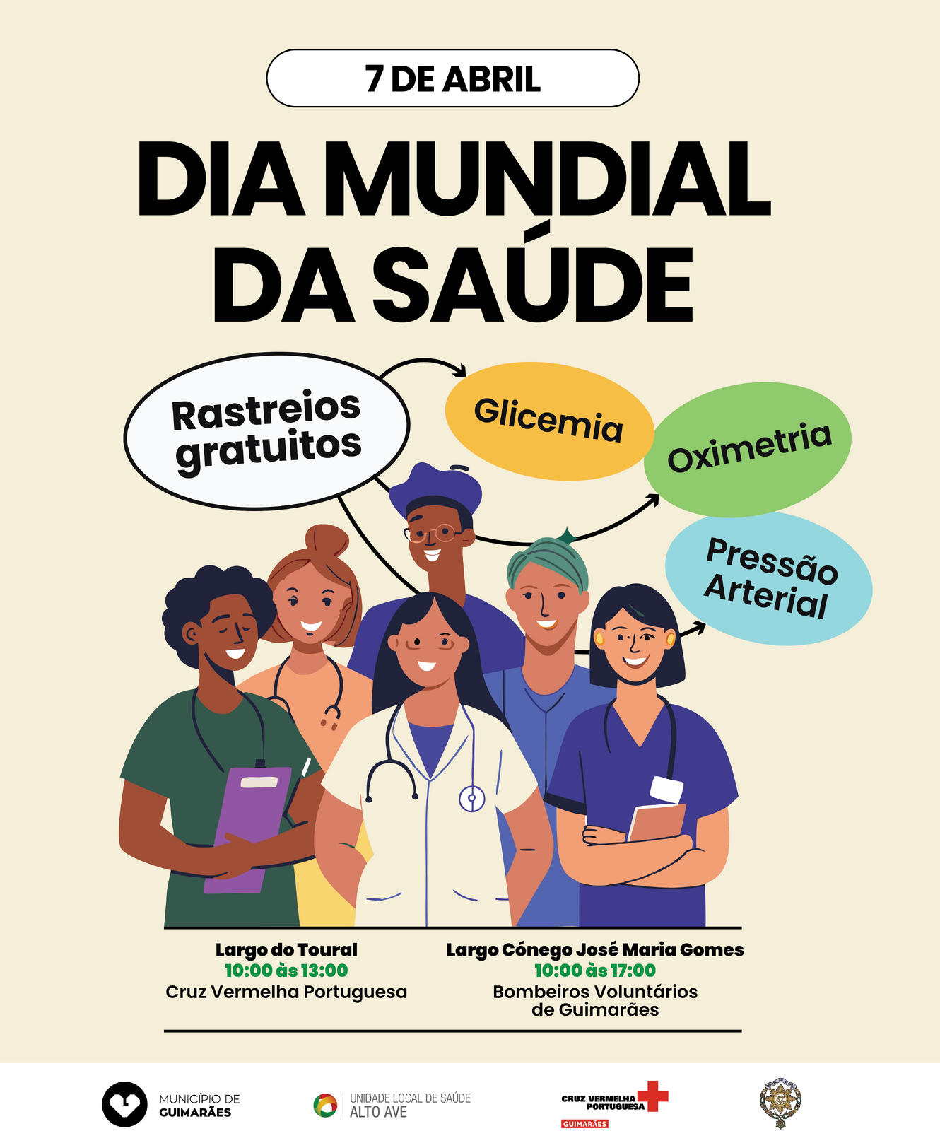 Guimarães assinala Dia Mundial da Saúde com rastreios gratuitos
