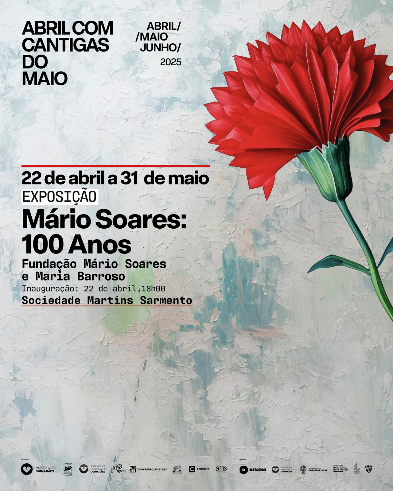 “Abril com Cantigas do Maio” arranca em Guimarães com homenagem a Mário Soares
