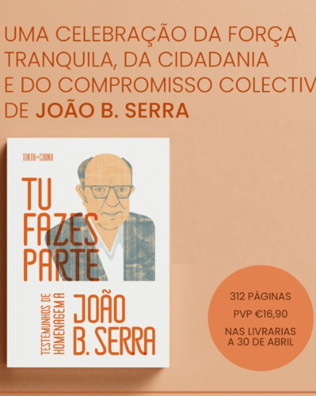 “Tu Fazes Parte”: livro celebra legado cívico e humano de João B. Serra