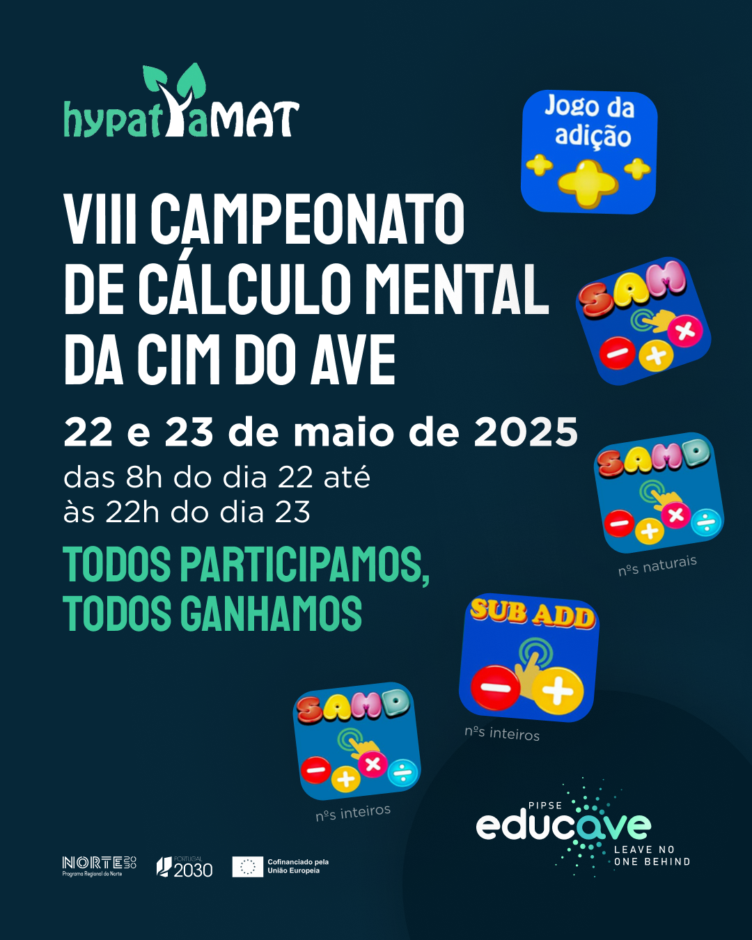 Alunos do Ensino Básico De Guimarães participam no VIII Campeonato de Cálculo Mental Hypatiamat O...