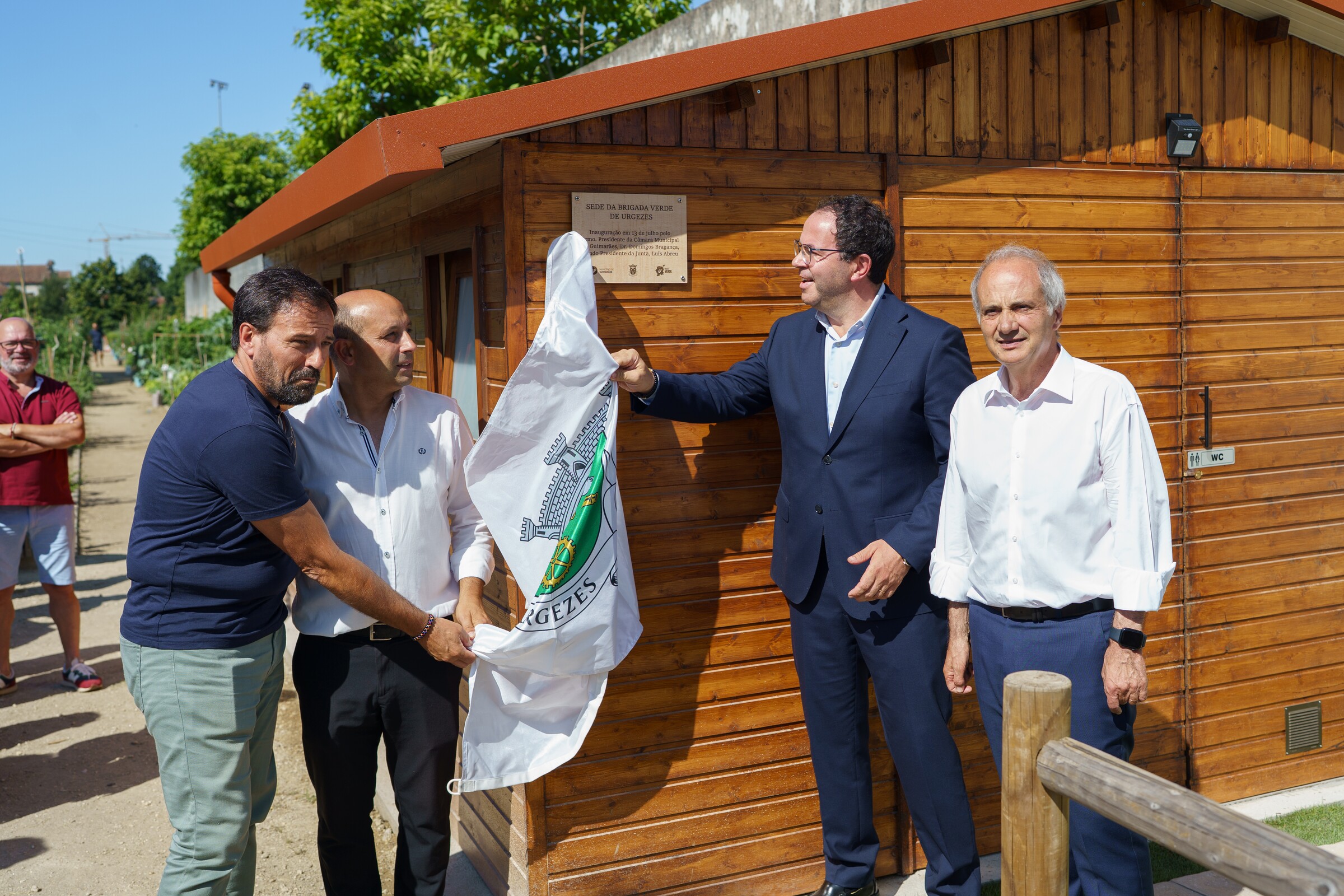 Inaugurada sede da Brigada Verde de Urgezes junto às Hortas Comunitárias da Freguesia