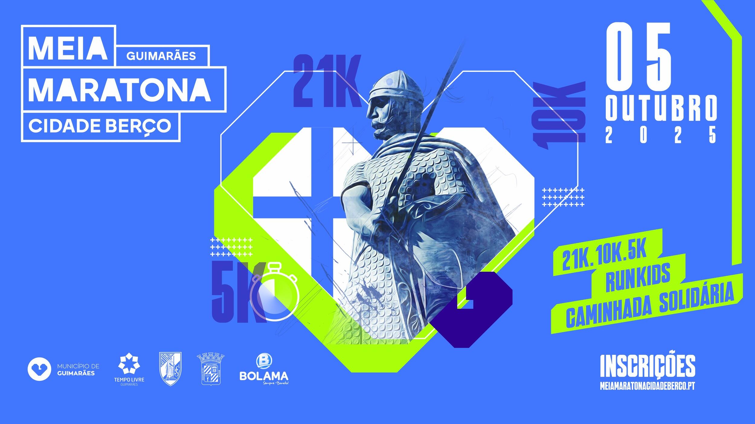 Inscrições abertas para a Meia Maratona Cidade Berço