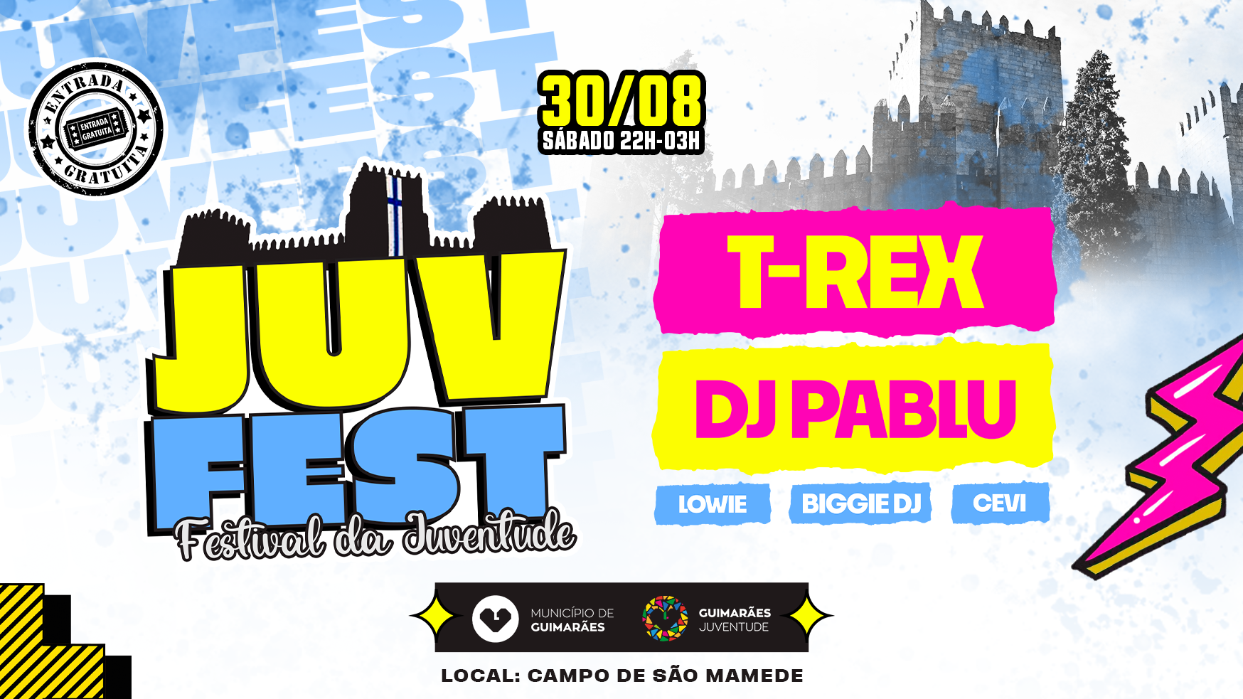 Guimarães prepara-se para receber a 3ª edição do JUVFest
