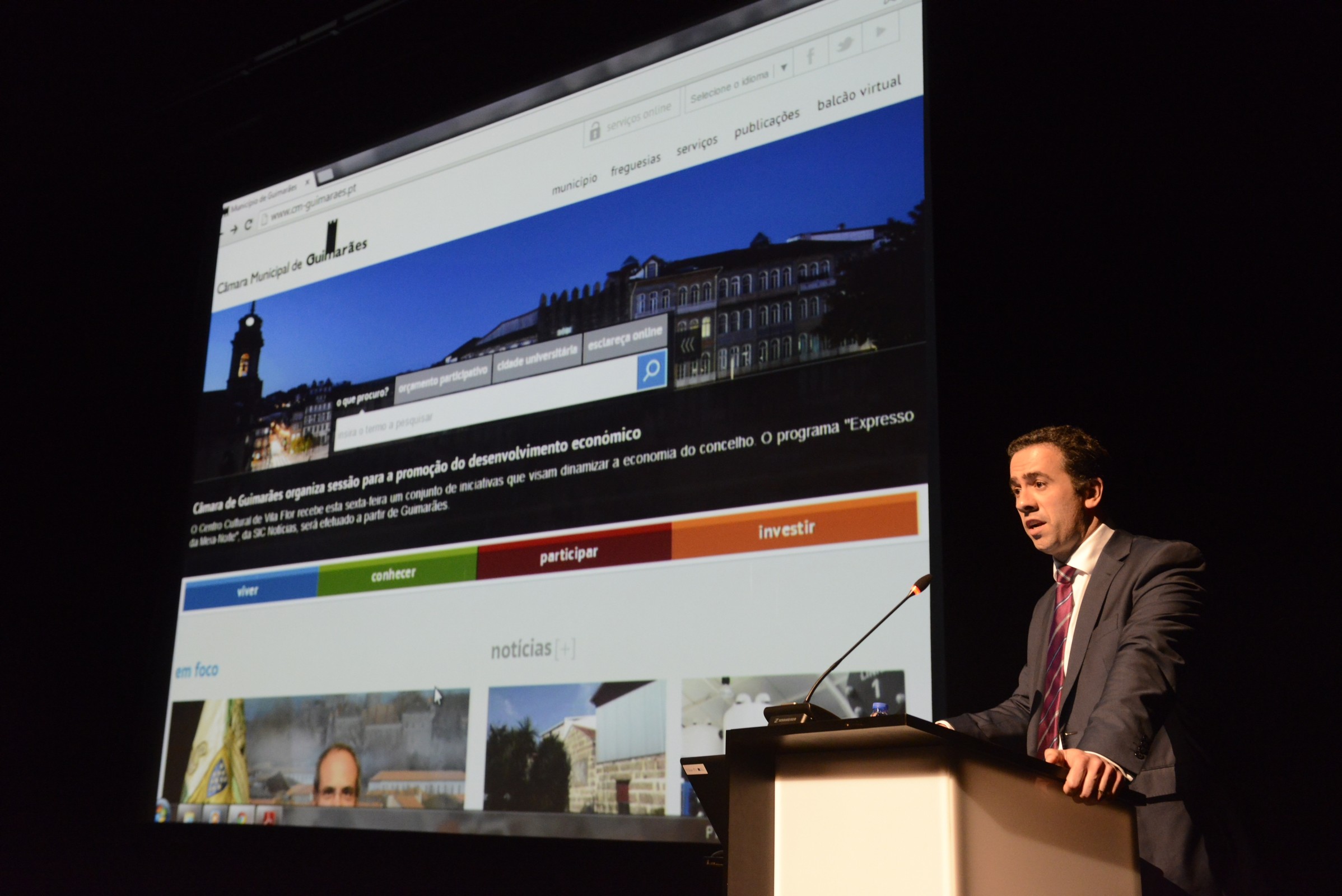 Novo website do Município de Guimarães apresentado no Centro Cultural de Vila Flor