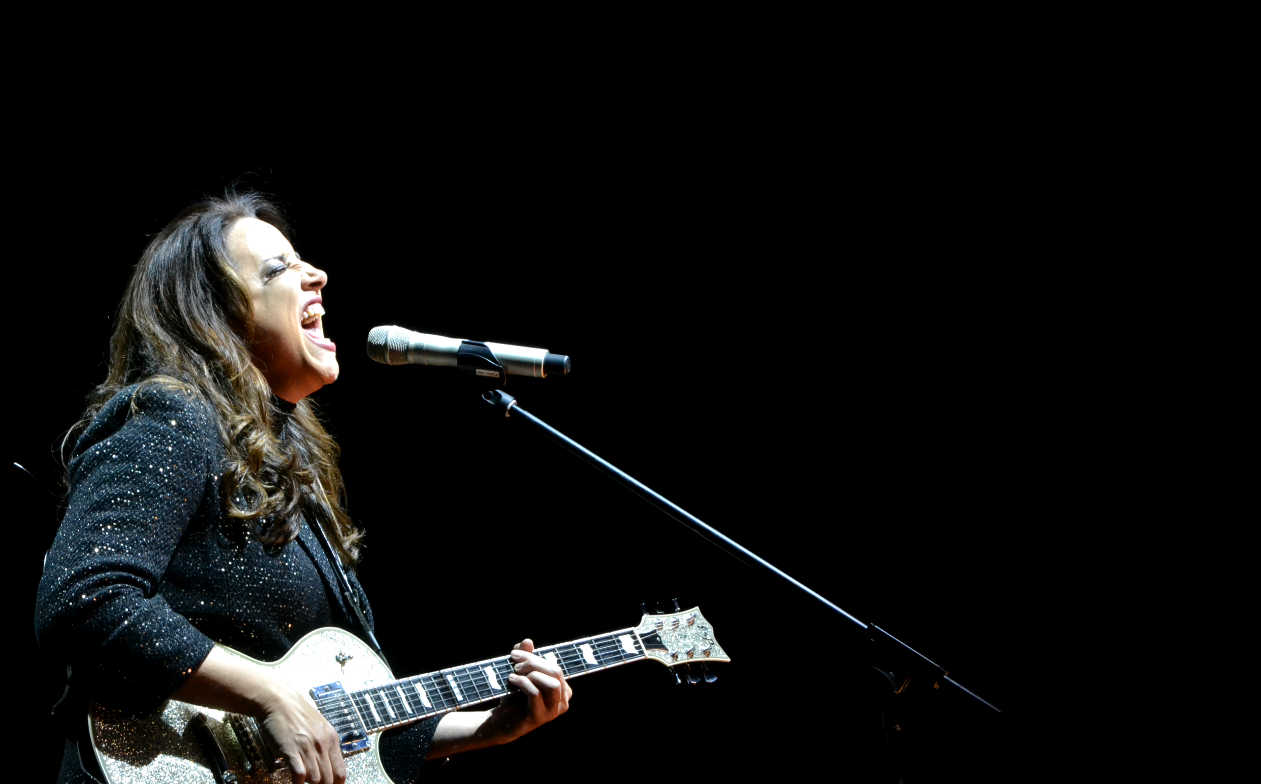 Multiusos de Guimarães com nova lotação esgotada aplaudiu 15 anos de carreira de Ana Carolina