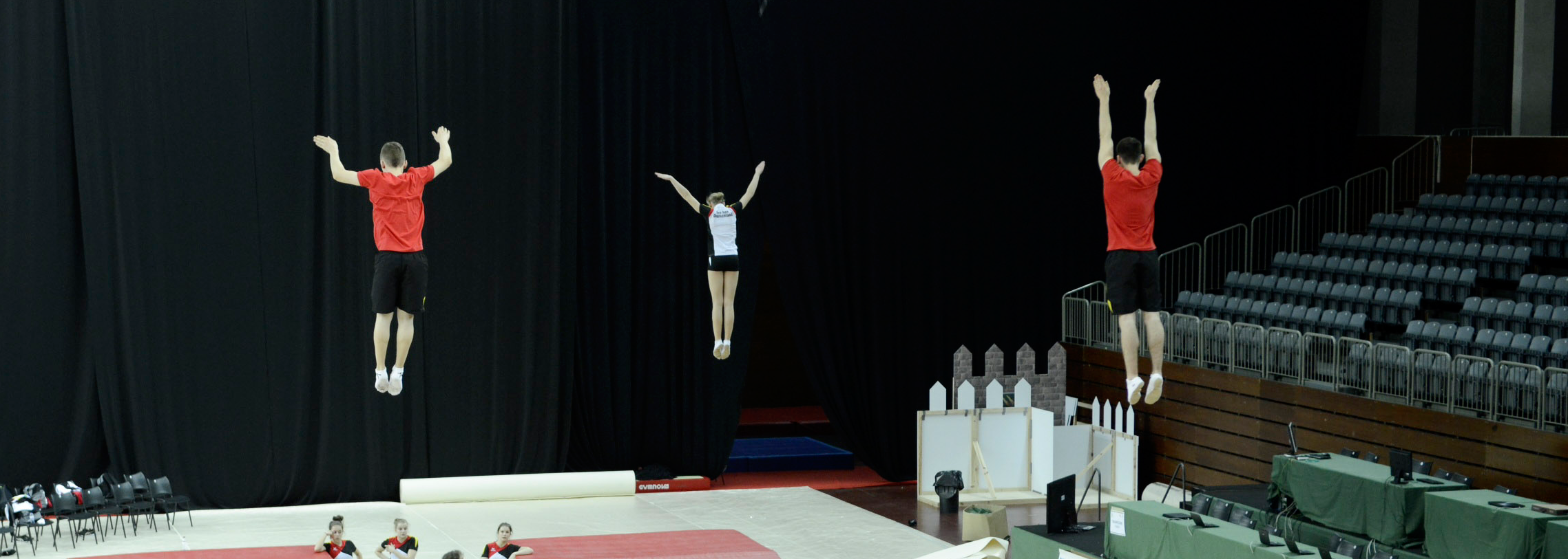 Guimarães recebe até sábado Campeonato da Europa de Trampolins