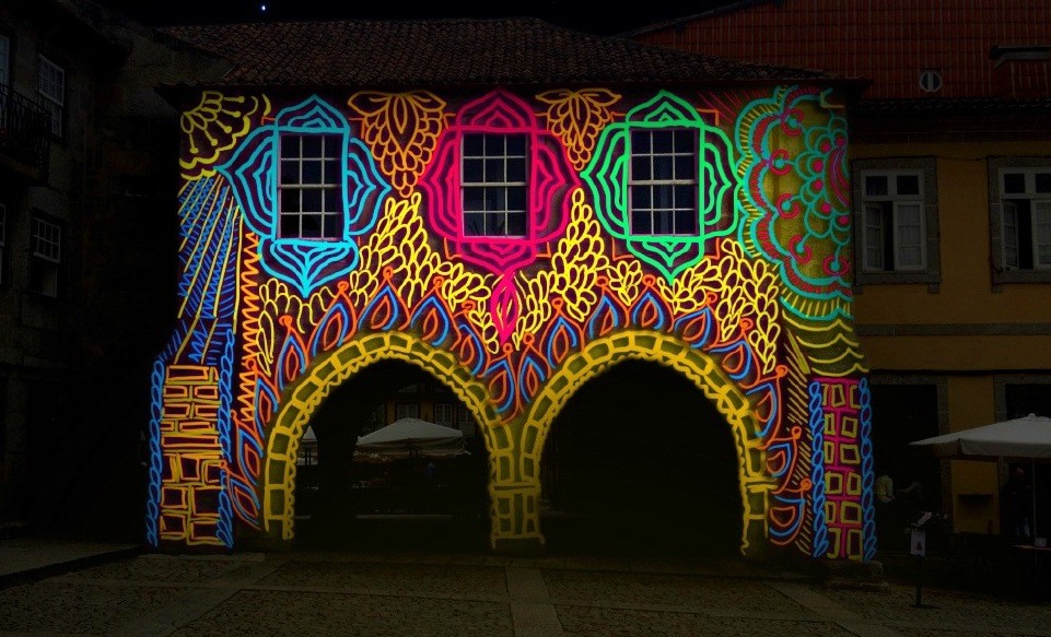 Pintura digital vai personalizar fachada dos Antigos Paços do Concelho de Guimarães