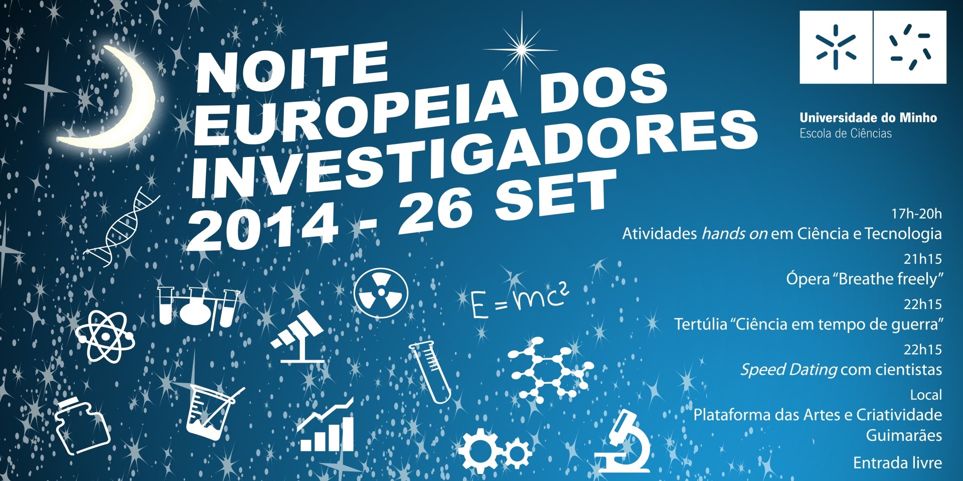 Guimarães recebe esta sexta-feira Noite Europeia dos Investigadores