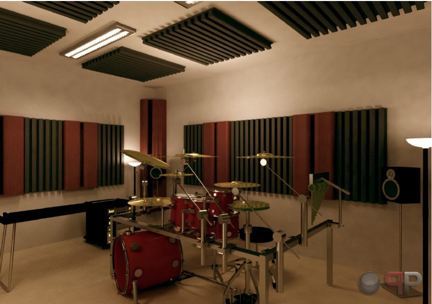 Salas de ensaio para bandas de garagem no Teatro Jordão começam a ser construídas